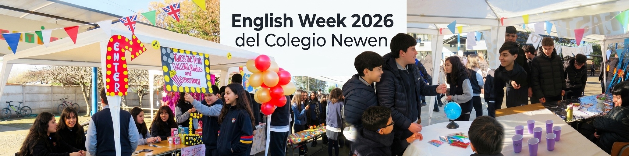 Banner_English Week 2026 del Colegio Newen
